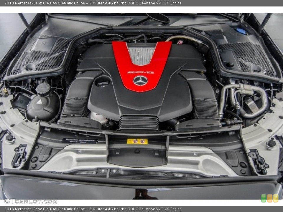 3.0 Liter AMG biturbo DOHC 24-Valve VVT V6 Engine for the 2018 Mercedes-Benz C #123444646