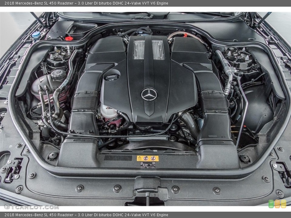 3.0 Liter DI biturbo DOHC 24-Valve VVT V6 Engine for the 2018 Mercedes-Benz SL #123498593