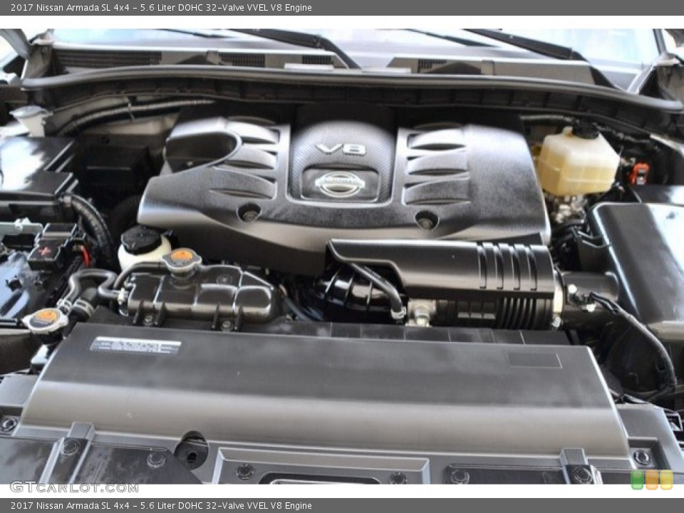 5.6 Liter DOHC 32-Valve VVEL V8 Engine for the 2017 Nissan Armada #123542467