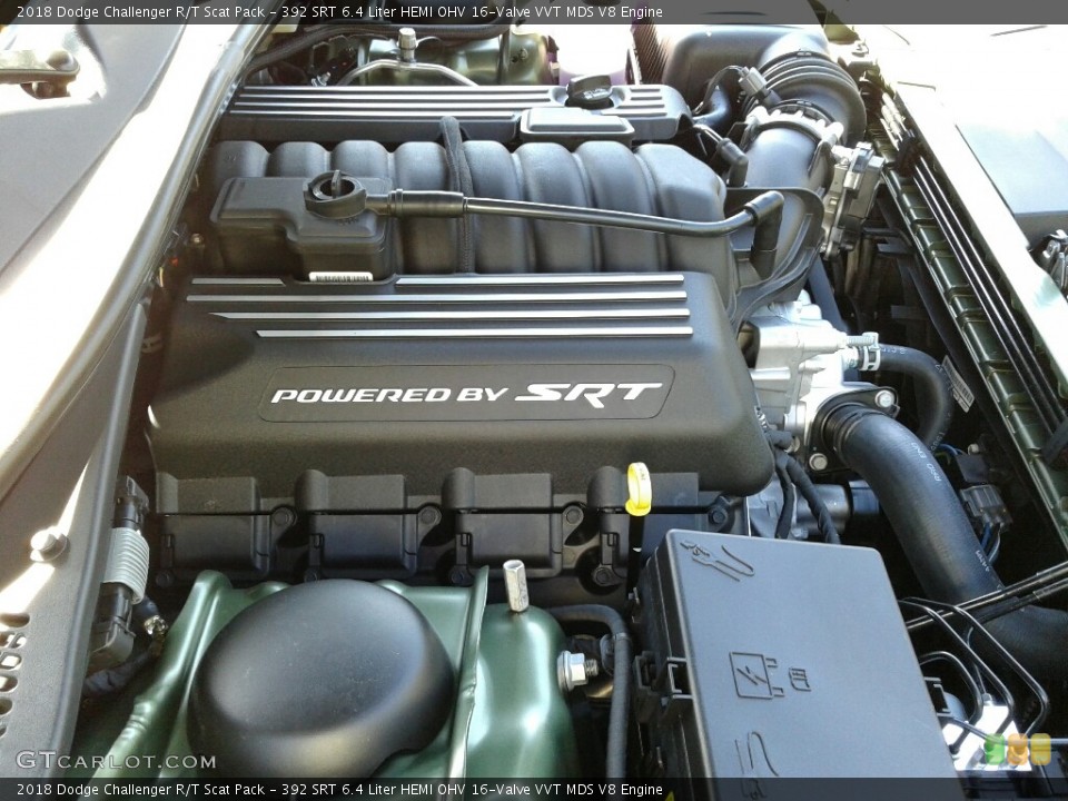 392 SRT 6.4 Liter HEMI OHV 16-Valve VVT MDS V8 Engine for the 2018 Dodge Challenger #123561805