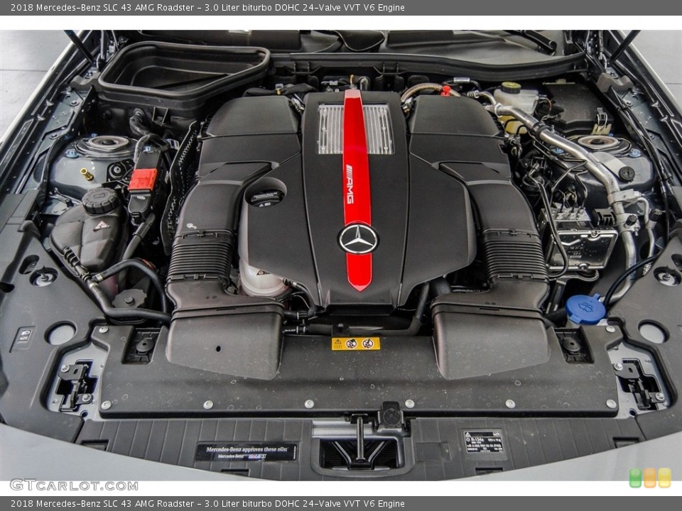 3.0 Liter biturbo DOHC 24-Valve VVT V6 Engine for the 2018 Mercedes-Benz SLC #123567730