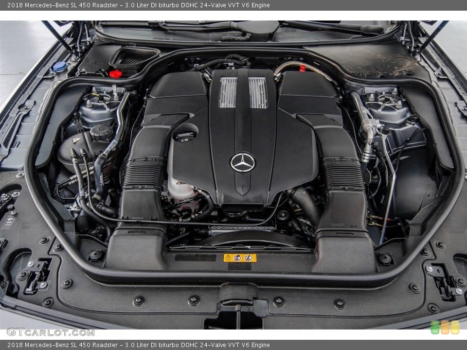 3.0 Liter DI biturbo DOHC 24-Valve VVT V6 Engine for the 2018 Mercedes-Benz SL #123568096