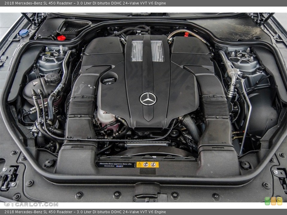 3.0 Liter DI biturbo DOHC 24-Valve VVT V6 Engine for the 2018 Mercedes-Benz SL #123568450