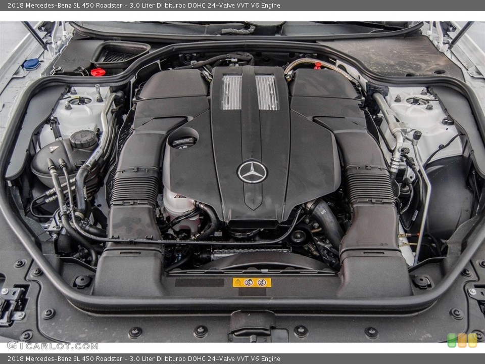 3.0 Liter DI biturbo DOHC 24-Valve VVT V6 Engine for the 2018 Mercedes-Benz SL #123568786
