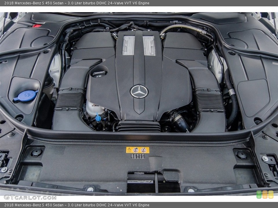 3.0 Liter biturbo DOHC 24-Valve VVT V6 Engine for the 2018 Mercedes-Benz S #123572020