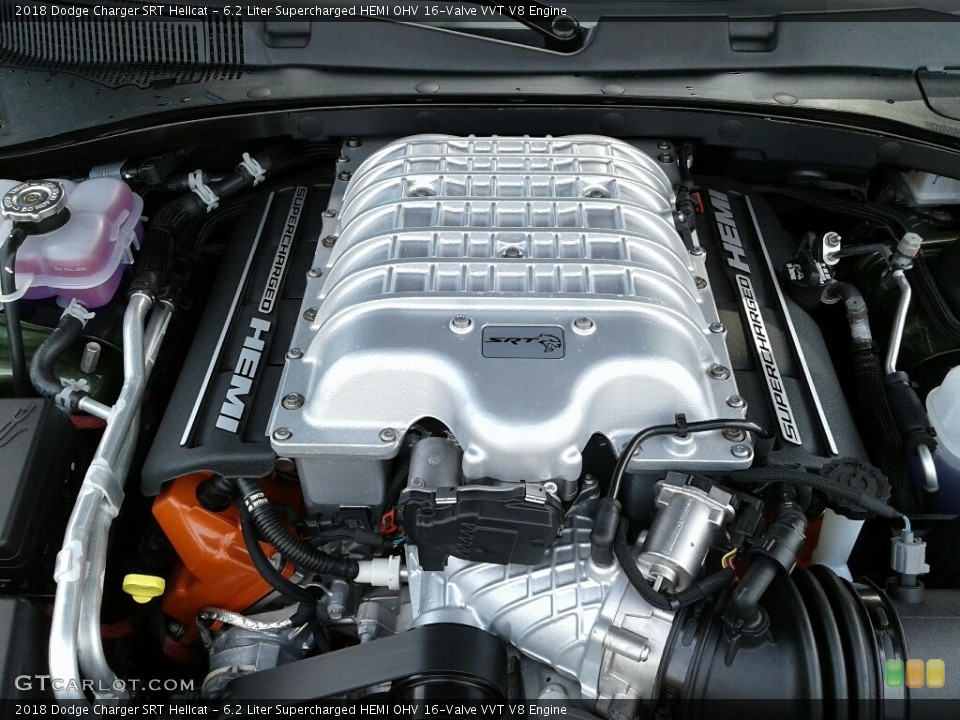 6.2 Liter Supercharged HEMI OHV 16-Valve VVT V8 Engine for the 2018 Dodge Charger #123643807