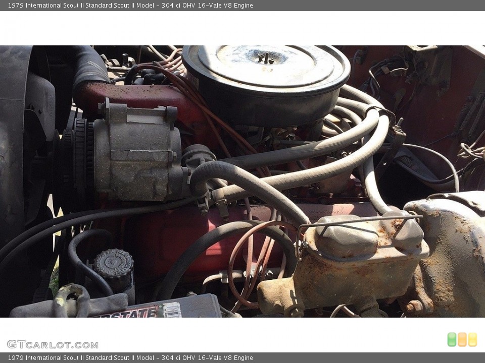 304 ci OHV 16-Vale V8 1979 International Scout II Engine