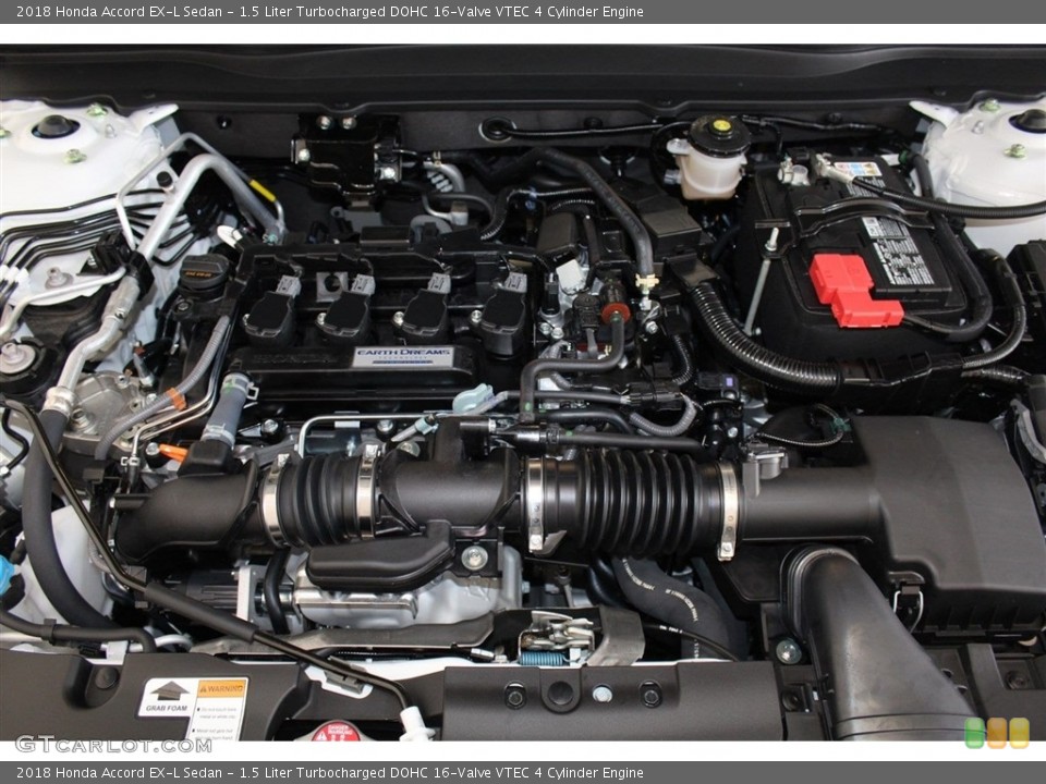 1.5 Liter Turbocharged DOHC 16-Valve VTEC 4 Cylinder Engine for the 2018 Honda Accord #123693029