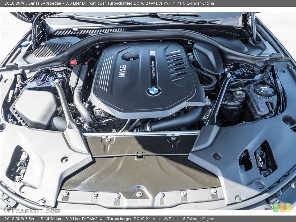 3.0 Liter DI TwinPower Turbocharged DOHC 24-Valve VVT Inline 6 Cylinder Engine for the 2018 BMW 5 Series #123699554