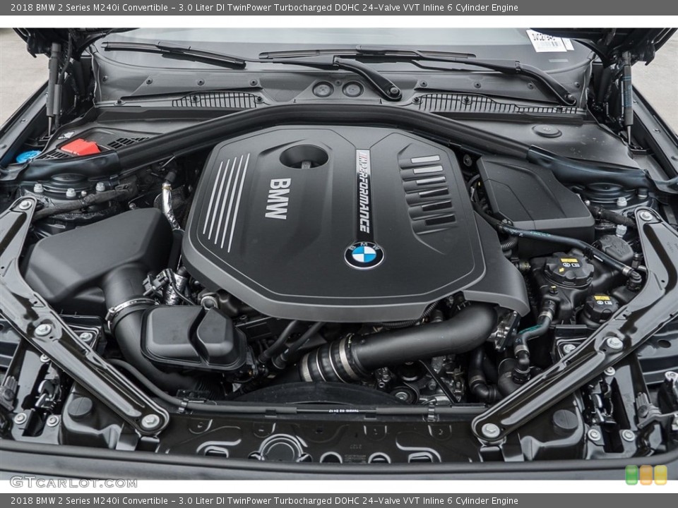 3.0 Liter DI TwinPower Turbocharged DOHC 24-Valve VVT Inline 6 Cylinder Engine for the 2018 BMW 2 Series #123706565