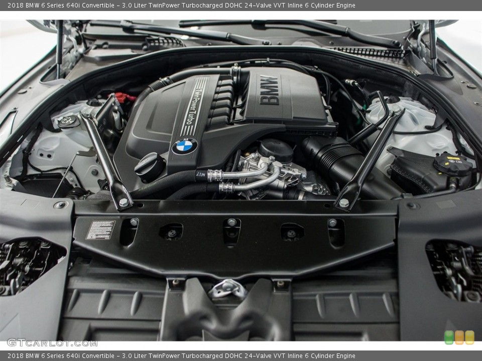 3.0 Liter TwinPower Turbocharged DOHC 24-Valve VVT Inline 6 Cylinder Engine for the 2018 BMW 6 Series #123711794