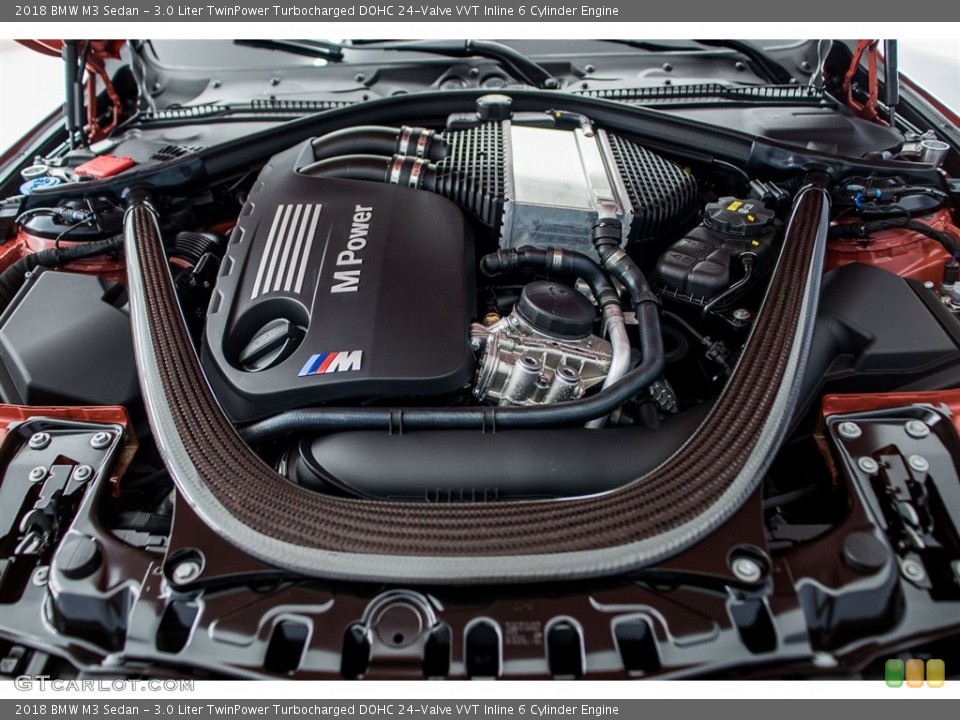 3.0 Liter TwinPower Turbocharged DOHC 24-Valve VVT Inline 6 Cylinder Engine for the 2018 BMW M3 #123743489