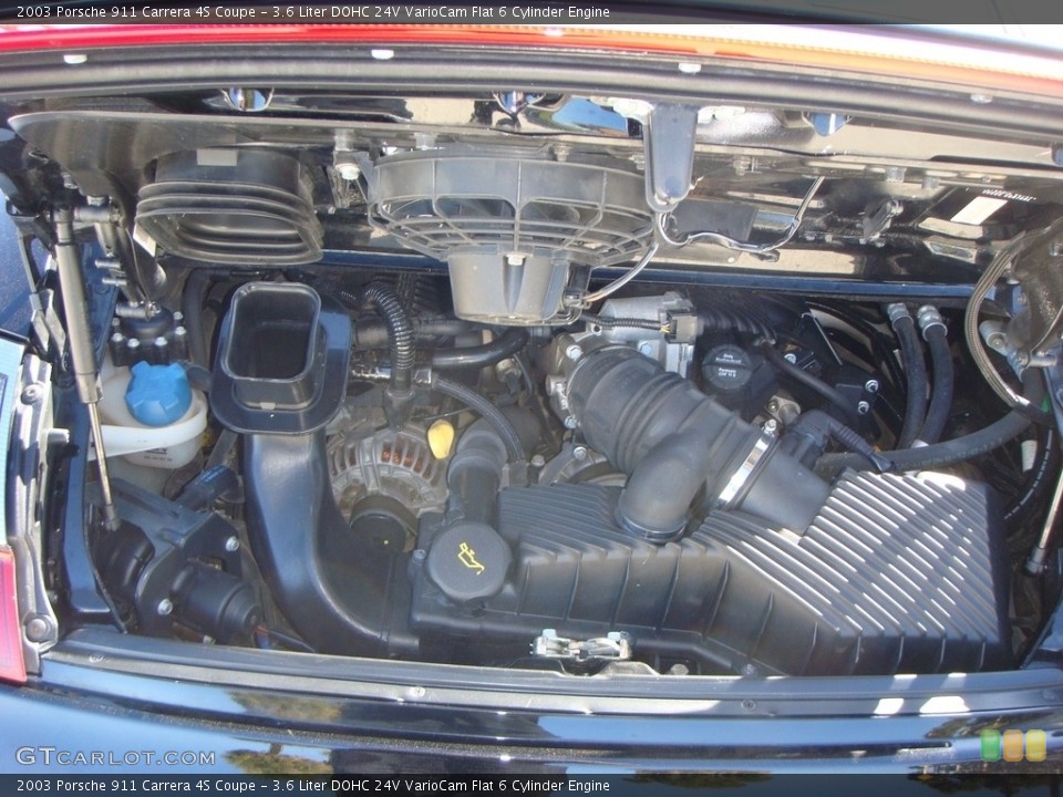 3.6 Liter DOHC 24V VarioCam Flat 6 Cylinder Engine for the 2003 Porsche 911 #123761810