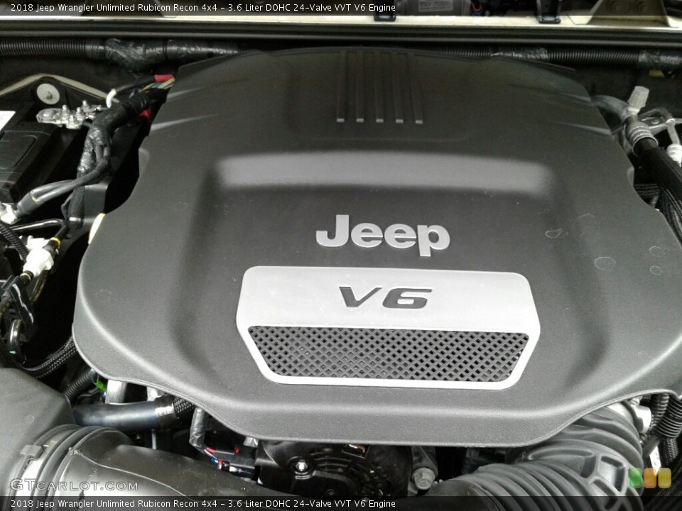 3.6 Liter DOHC 24-Valve VVT V6 Engine for the 2018 Jeep Wrangler Unlimited #123786866
