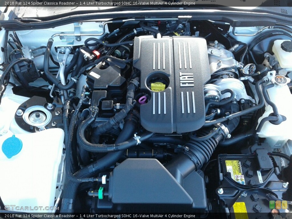 1.4 Liter Turbocharged SOHC 16-Valve MultiAir 4 Cylinder Engine for the 2018 Fiat 124 Spider #123869131