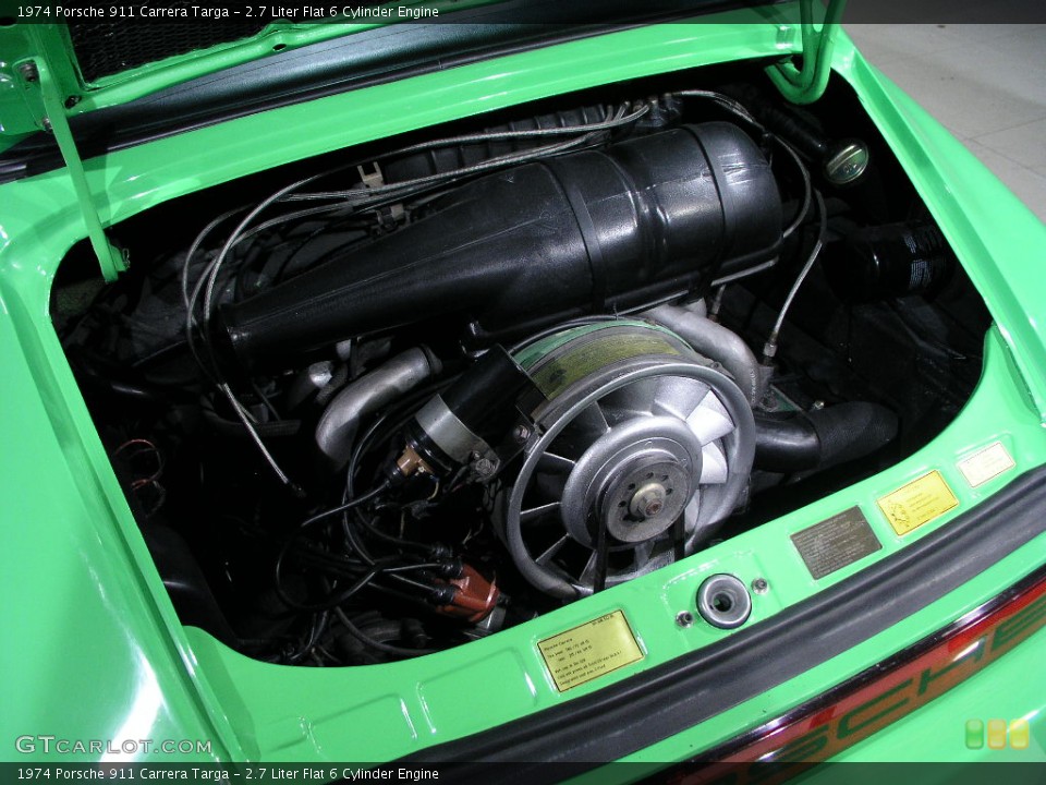 2.7 Liter Flat 6 Cylinder 1974 Porsche 911 Engine