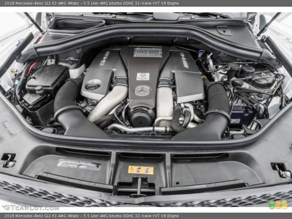 5.5 Liter AMG biturbo DOHC 32-Valve VVT V8 Engine for the 2018 Mercedes-Benz GLS #124045585