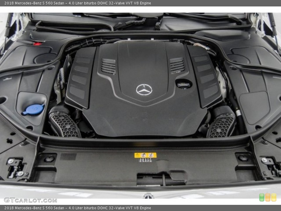 4.0 Liter biturbo DOHC 32-Valve VVT V8 Engine for the 2018 Mercedes-Benz S #124107364