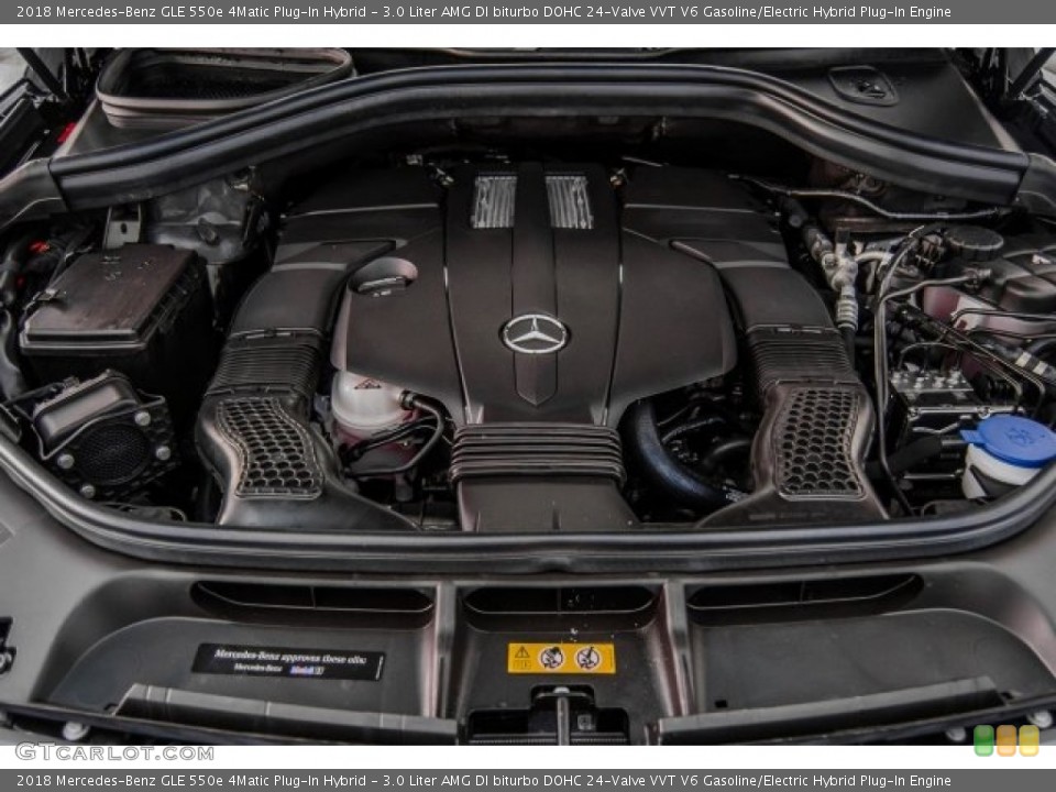 3.0 Liter AMG DI biturbo DOHC 24-Valve VVT V6 Gasoline/Electric Hybrid Plug-In Engine for the 2018 Mercedes-Benz GLE #124168055