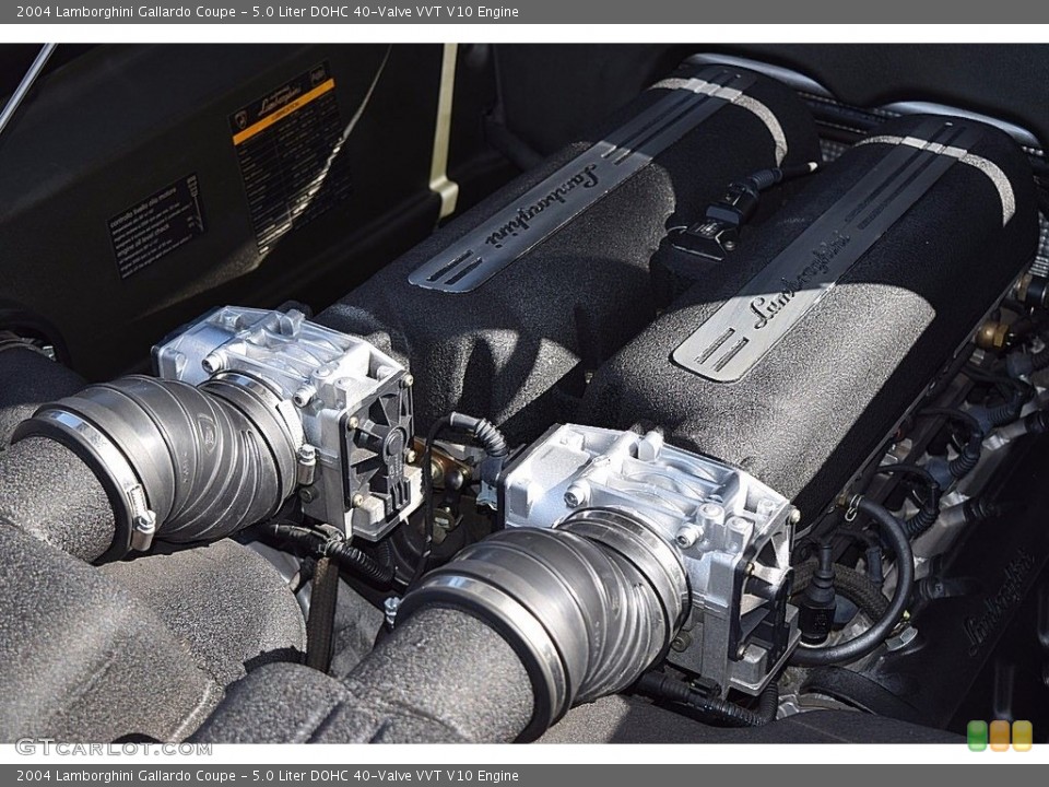 5.0 Liter DOHC 40-Valve VVT V10 Engine for the 2004 Lamborghini Gallardo #124259226