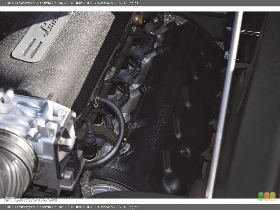 5.0 Liter DOHC 40-Valve VVT V10 Engine for the 2004 Lamborghini Gallardo #124259241