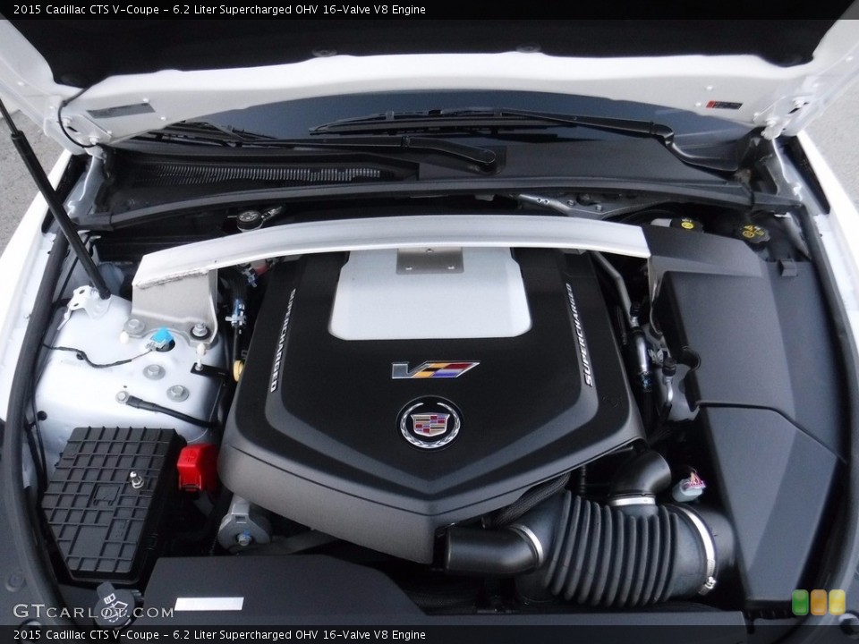 6.2 Liter Supercharged OHV 16-Valve V8 2015 Cadillac CTS Engine