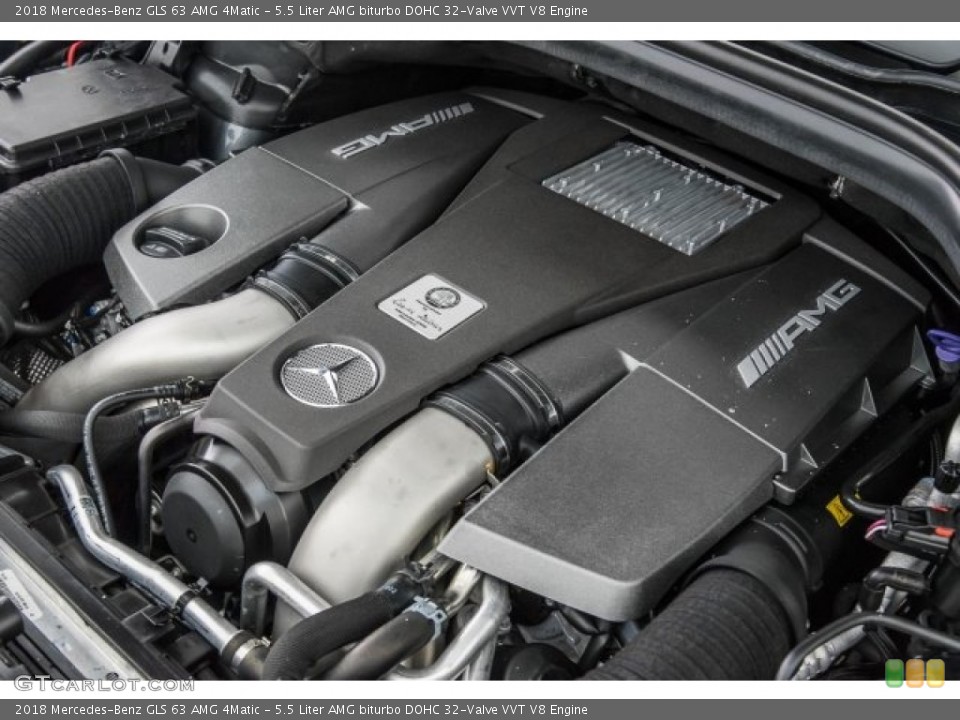5.5 Liter AMG biturbo DOHC 32-Valve VVT V8 Engine for the 2018 Mercedes-Benz GLS #124275003