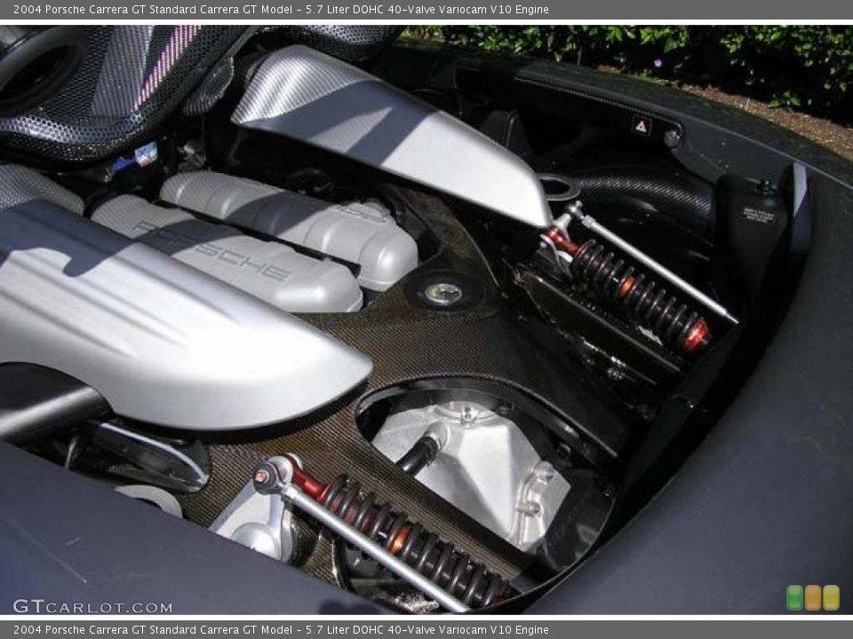 5.7 Liter DOHC 40-Valve Variocam V10 Engine for the 2004 Porsche Carrera GT #12427717