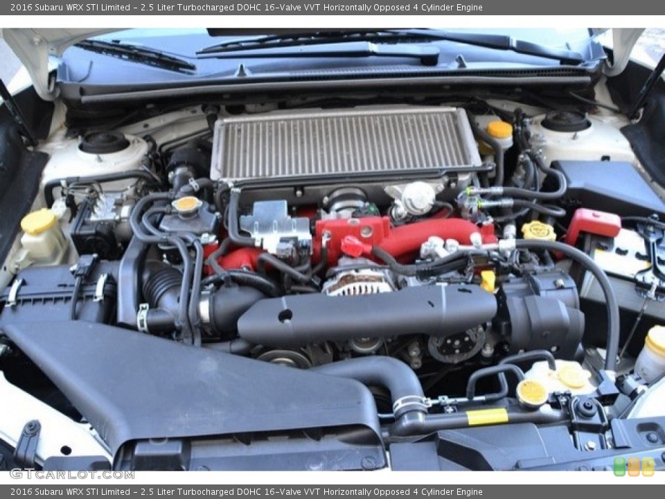 2.5 Liter Turbocharged DOHC 16-Valve VVT Horizontally Opposed 4 Cylinder Engine for the 2016 Subaru WRX #124281078