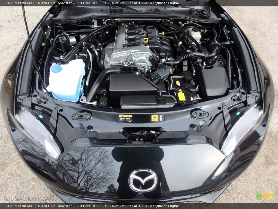 2.0 Liter DOHC 16-Valve VVT SKYACTIV-G 4 Cylinder 2016 Mazda MX-5 Miata Engine