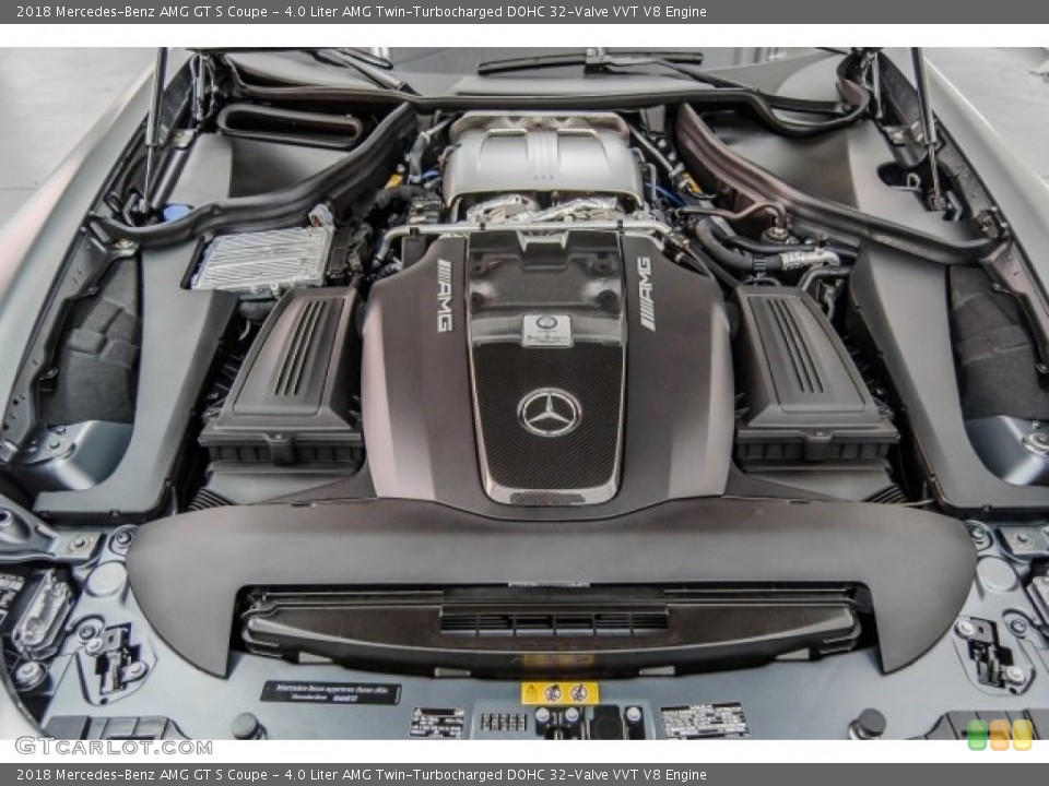 4.0 Liter AMG Twin-Turbocharged DOHC 32-Valve VVT V8 Engine for the 2018 Mercedes-Benz AMG GT #124321310