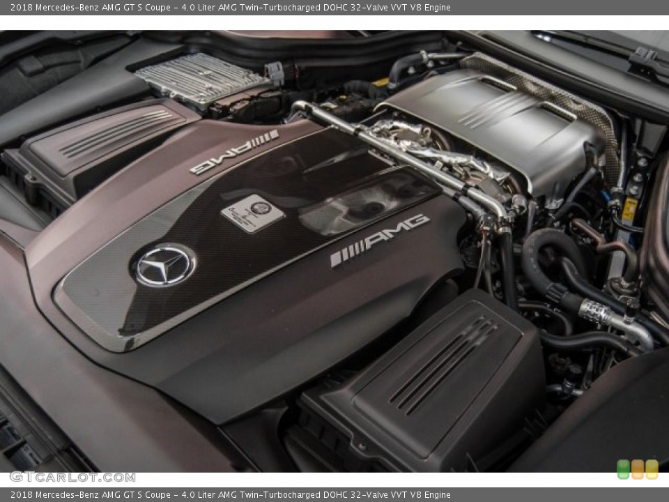 4.0 Liter AMG Twin-Turbocharged DOHC 32-Valve VVT V8 Engine for the 2018 Mercedes-Benz AMG GT #124321625