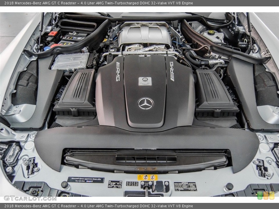 4.0 Liter AMG Twin-Turbocharged DOHC 32-Valve VVT V8 Engine for the 2018 Mercedes-Benz AMG GT #124369590