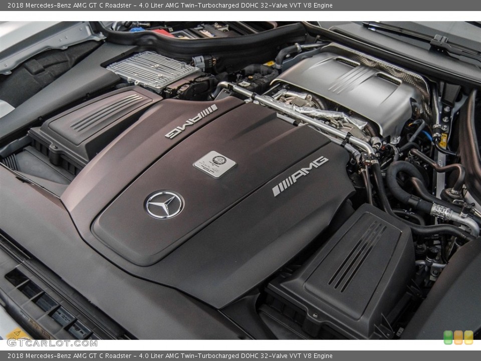 4.0 Liter AMG Twin-Turbocharged DOHC 32-Valve VVT V8 Engine for the 2018 Mercedes-Benz AMG GT #124370403