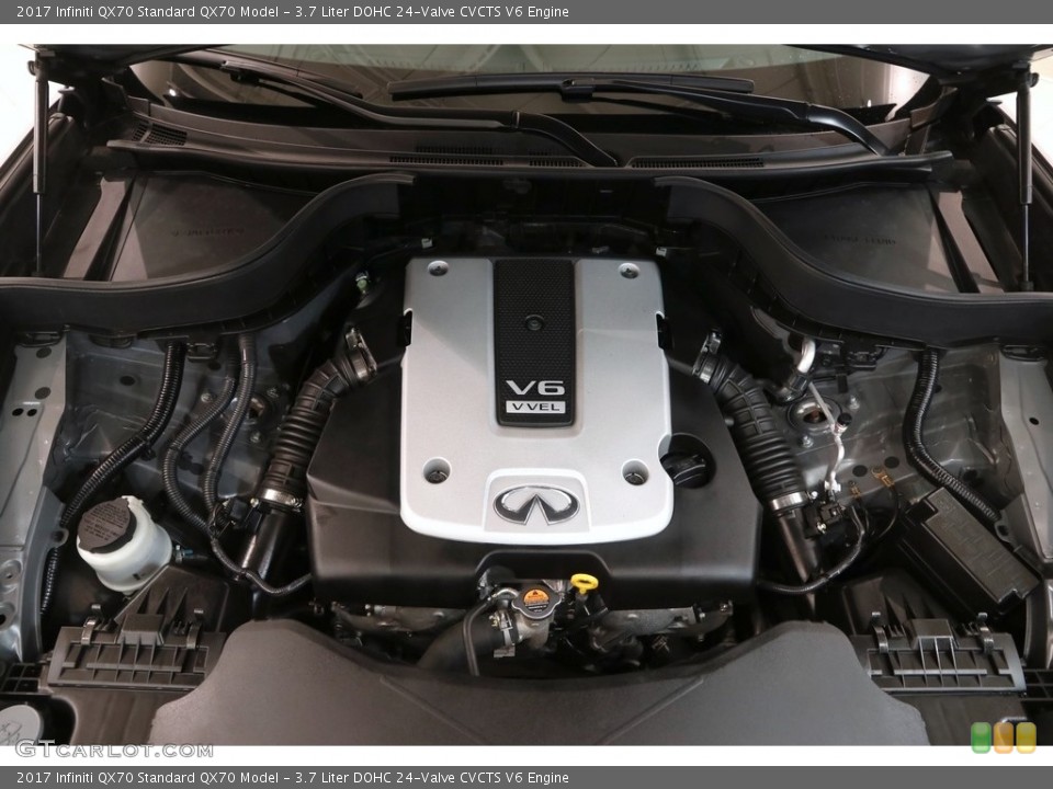 3.7 Liter DOHC 24-Valve CVCTS V6 2017 Infiniti QX70 Engine