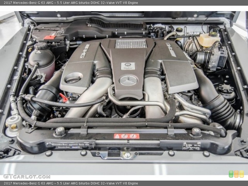 5.5 Liter AMG biturbo DOHC 32-Valve VVT V8 Engine for the 2017 Mercedes-Benz G #124431589