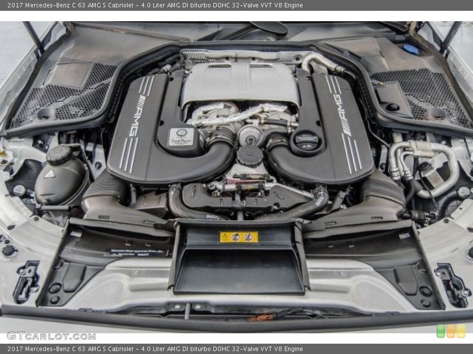 4.0 Liter AMG DI biturbo DOHC 32-Valve VVT V8 Engine for the 2017 Mercedes-Benz C #124433484