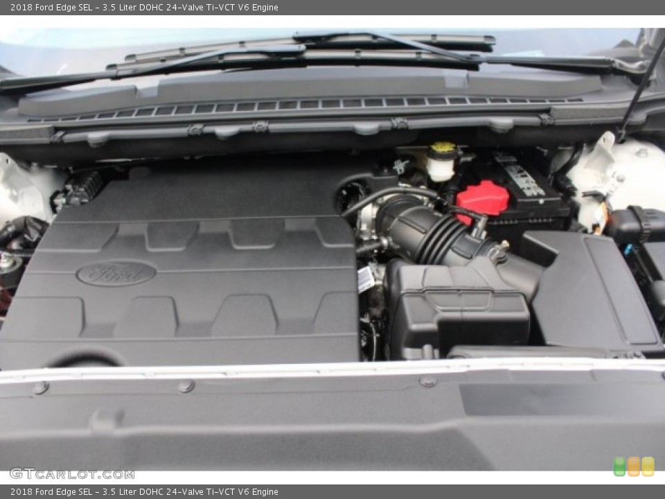 3.5 Liter DOHC 24-Valve Ti-VCT V6 2018 Ford Edge Engine