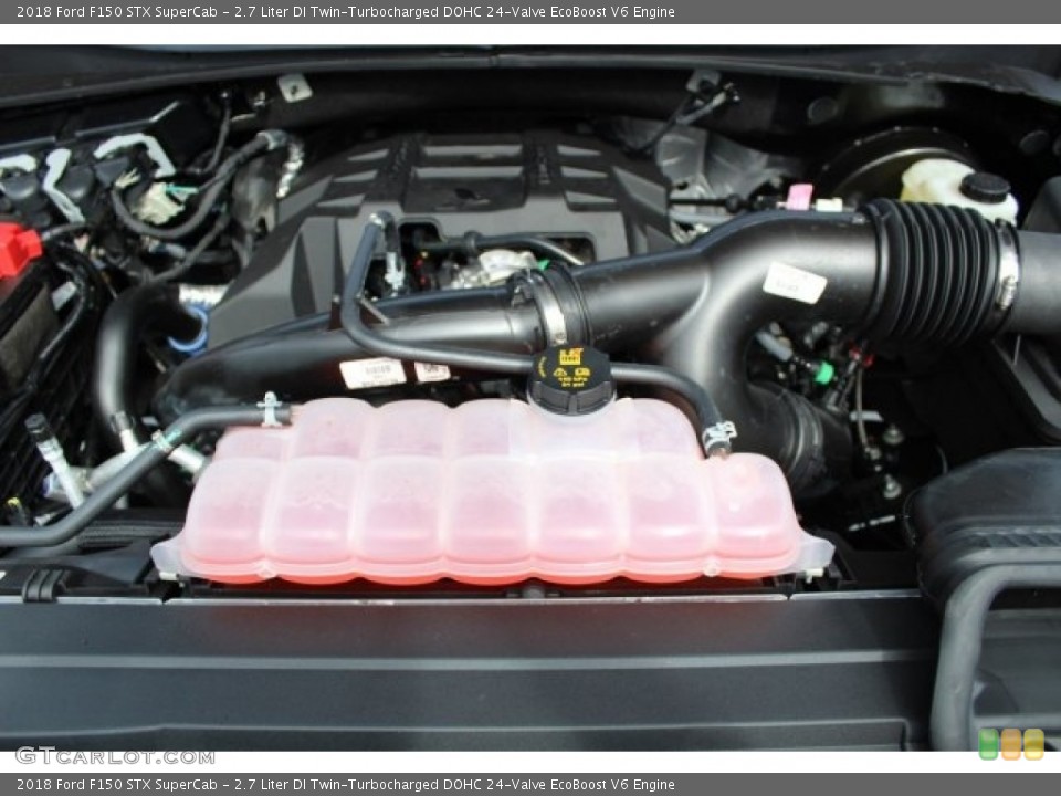 2.7 Liter DI Twin-Turbocharged DOHC 24-Valve EcoBoost V6 2018 Ford F150 Engine
