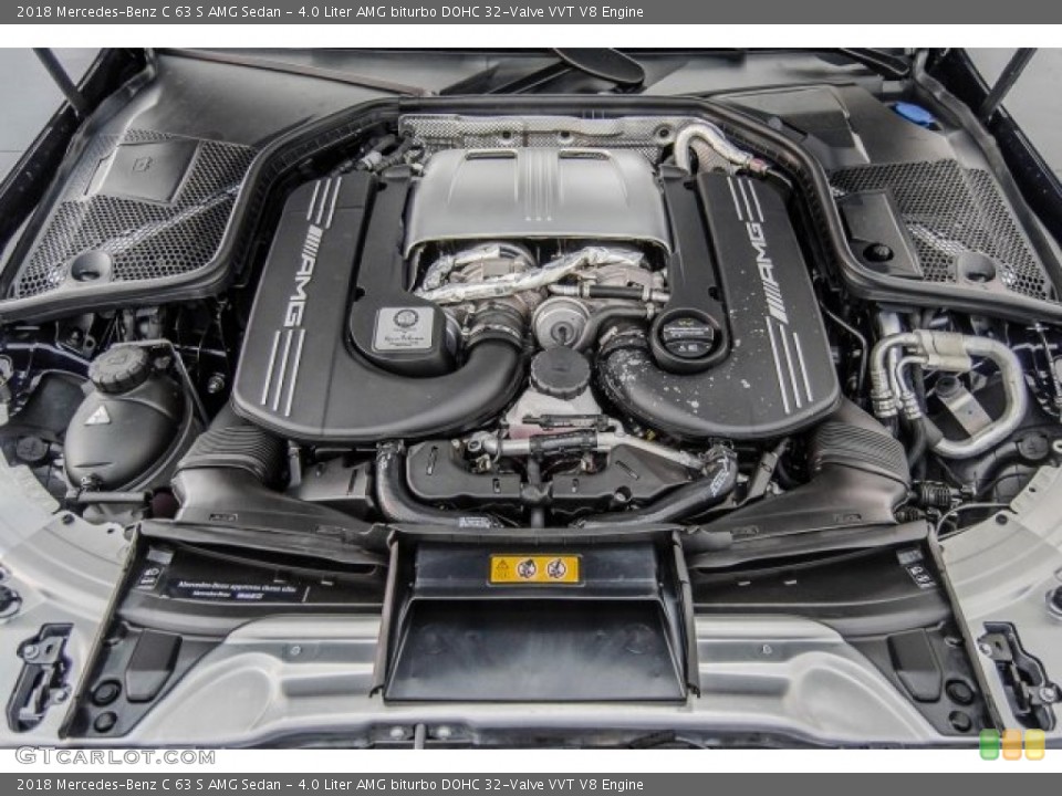 4.0 Liter AMG biturbo DOHC 32-Valve VVT V8 Engine for the 2018 Mercedes-Benz C #124478948