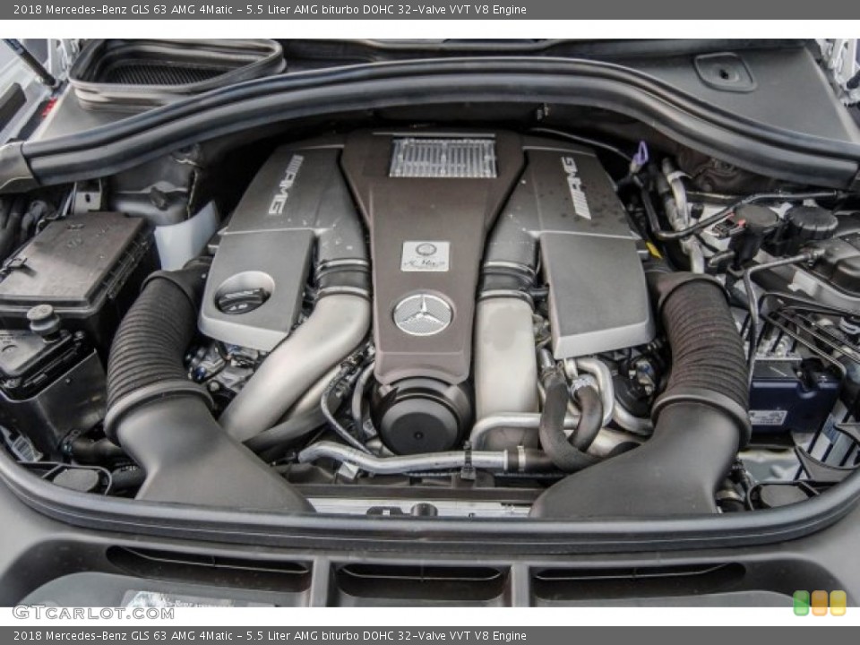 5.5 Liter AMG biturbo DOHC 32-Valve VVT V8 Engine for the 2018 Mercedes-Benz GLS #124480640