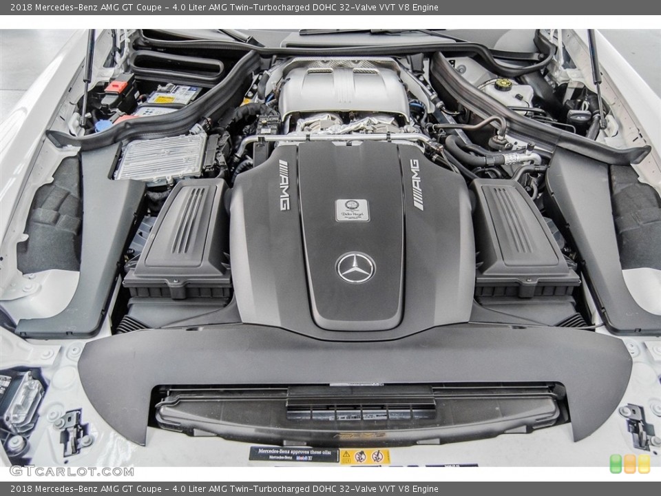 4.0 Liter AMG Twin-Turbocharged DOHC 32-Valve VVT V8 Engine for the 2018 Mercedes-Benz AMG GT #124512183