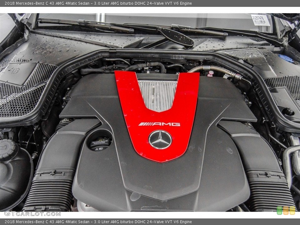 3.0 Liter AMG biturbo DOHC 24-Valve VVT V6 Engine for the 2018 Mercedes-Benz C #124551480