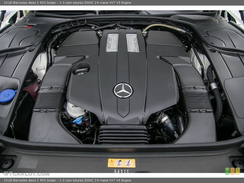 3.0 Liter biturbo DOHC 24-Valve VVT V6 Engine for the 2018 Mercedes-Benz S #124586604