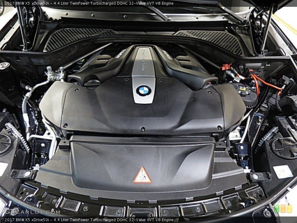 4.4 Liter TwinPower Turbocharged DOHC 32-Valve VVT V8 2017 BMW X5 Engine
