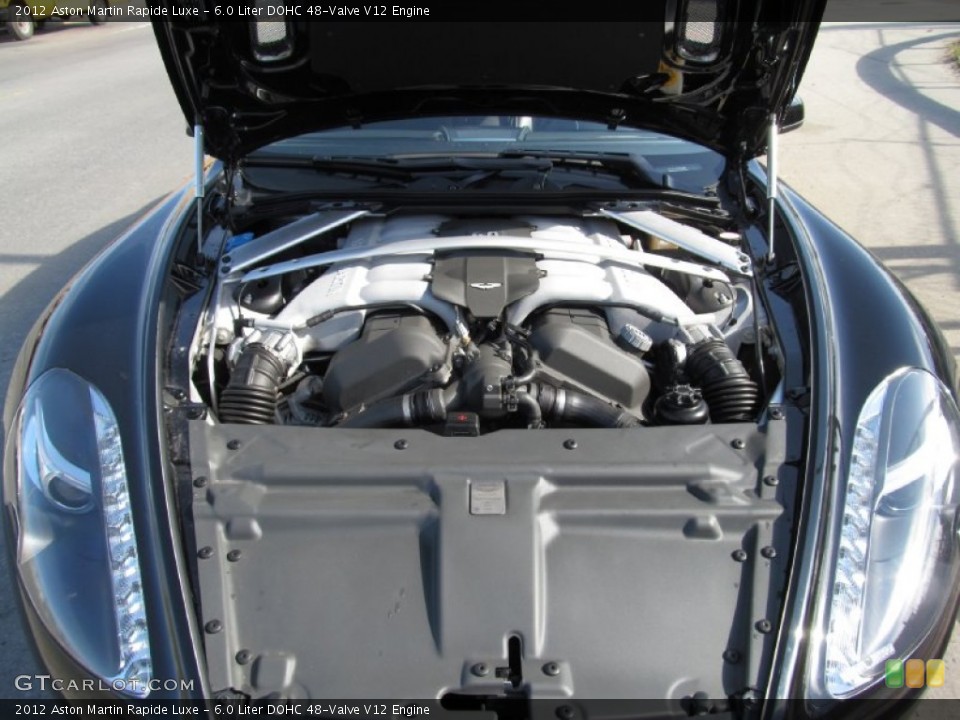 6.0 Liter DOHC 48-Valve V12 2012 Aston Martin Rapide Engine