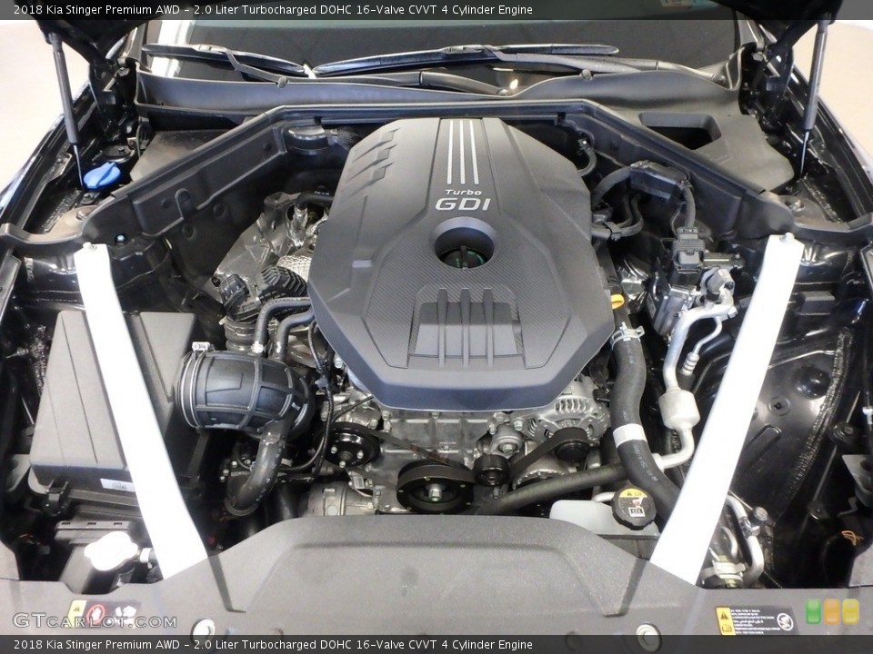 2.0 Liter Turbocharged DOHC 16-Valve CVVT 4 Cylinder Engine for the 2018 Kia Stinger #124666930