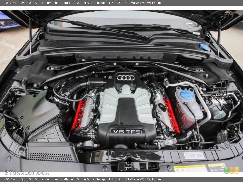 3.0 Liter Supercharged TFSI DOHC 24-Valve VVT V6 2017 Audi Q5 Engine