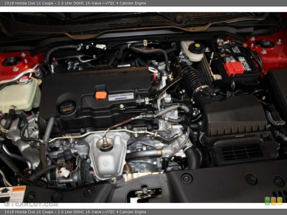 2.0 Liter DOHC 16-Valve i-VTEC 4 Cylinder Engine for the 2018 Honda Civic #124710700