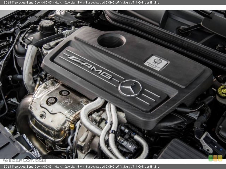 2.0 Liter Twin-Turbocharged DOHC 16-Valve VVT 4 Cylinder Engine for the 2018 Mercedes-Benz GLA #124722817